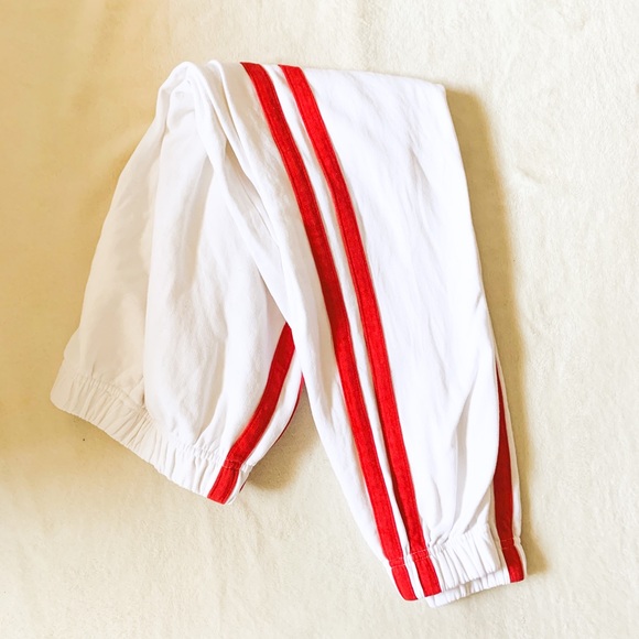 Brandy Melville Sweatpants with Red Strips - Picture 2 of 3